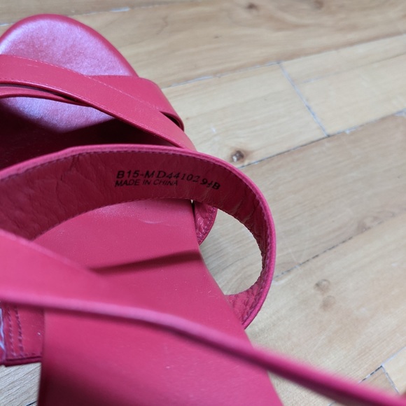 Cole Haan pink wedges leather - Picture 2 of 5